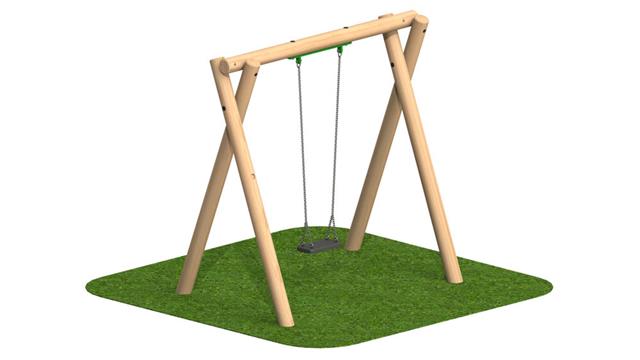 2.4m Timber Swing 1